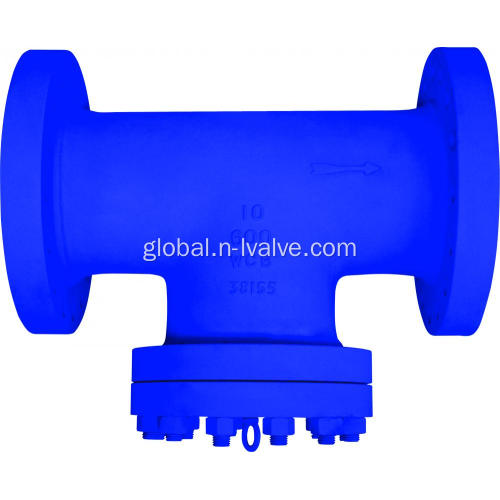 China Casted Steel T Type Industrial Strainer Supplier